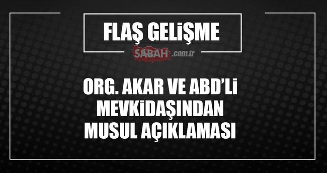 Orgeneral Akar ve Dunford'dan Musul açıklaması