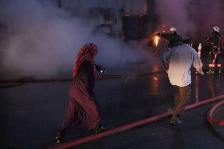 Son dakika: Sarıyer'de kurbanlık hayvanların bulunduğu barınakta yangın
