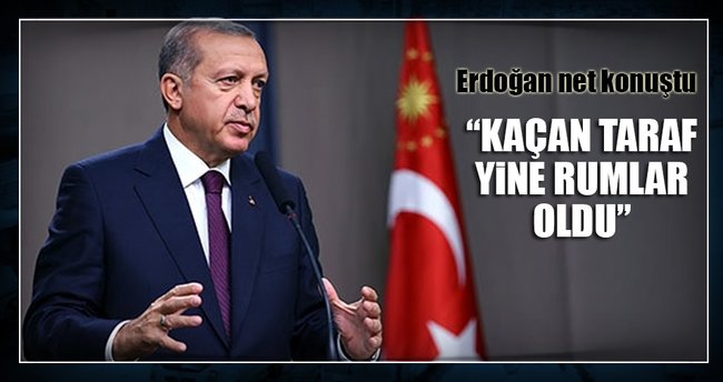 Cumhurbaşkanı Erdoğan'dan 'Kıbrıs' açıklaması