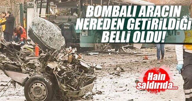 Kayseri'de teröristlerin kullandığı çalıntı aracın nereden getirildiği belli oldu