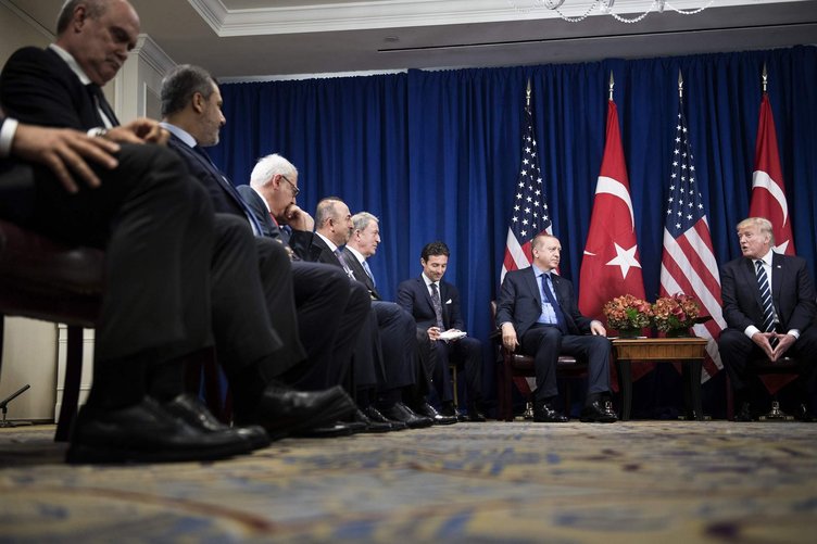 Cumhurbaşkanı Erdoğan New York'ta Trump ile görüştü