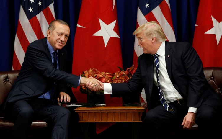 Cumhurbaşkanı Erdoğan New York'ta Trump ile görüştü