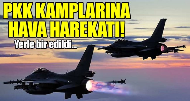 TSK'dan Irak'ın kuzeyine hava harekatı!