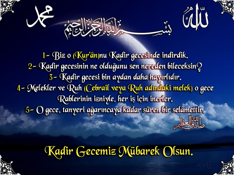 En Hayirli Kadir Gecesi Mesajlari Anlamli Uzun Kisa Resimli Ve En Guzel Kadir Gecesi Mesaj Alternatifleri Haberler Milliyet