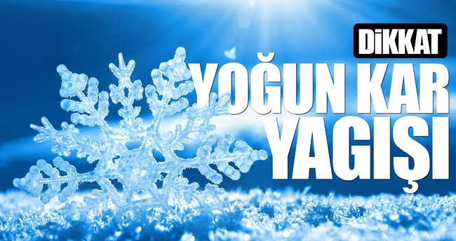 Hava durumu: Bu illerde yoğun kar yağışı var