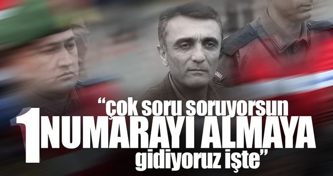 Zekeriya Kuzu: 'Çok soru soruyorsun. 1 numarayı alacağız'