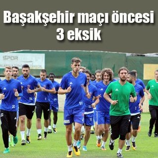 Karabükspor'da 3 eksik
