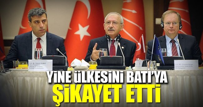 Türkiye’yi yine Batı’ya şikayet etti