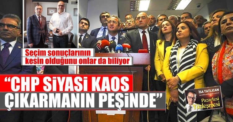“CHP’nin amacı siyasi kaos”