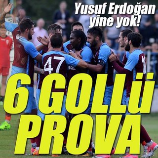 Fırtına'dan 6 gollü prova