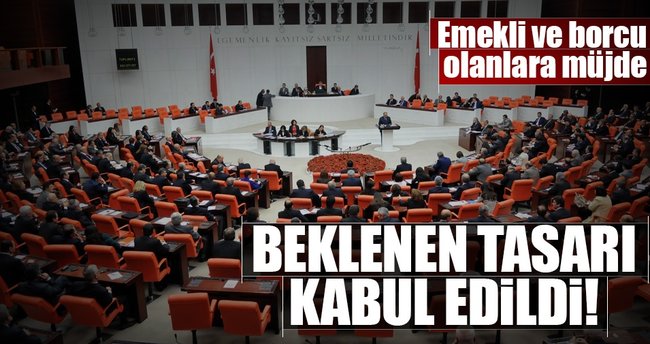 Torba tasarı kabul edildi!