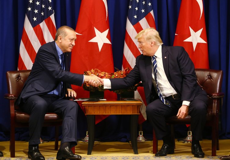 Cumhurbaşkanı Erdoğan New York'ta Trump ile görüştü