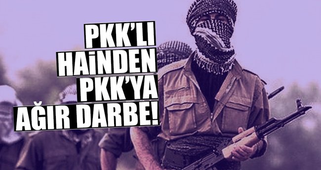 Yakalanan PKK'lı hainin gösterdiği yerde...