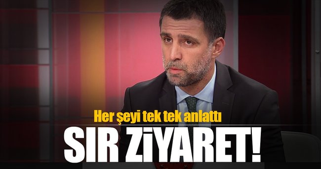 Hakan Şükür'den sır ziyaret