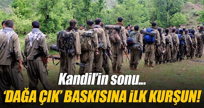 Dağa çık baskısına ilk kurşun