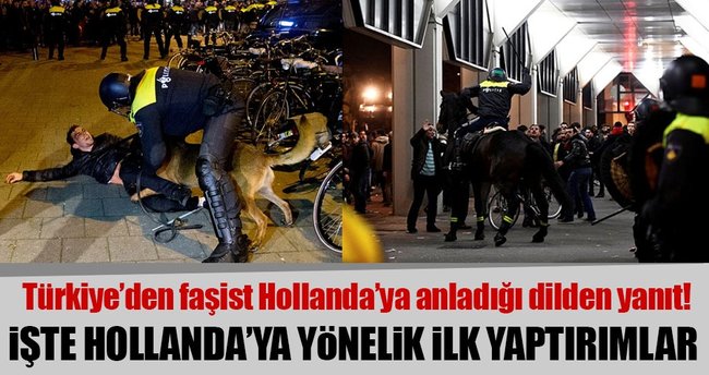 İşte Türkiye'nin Hollanda'ya karşı yaptırımları