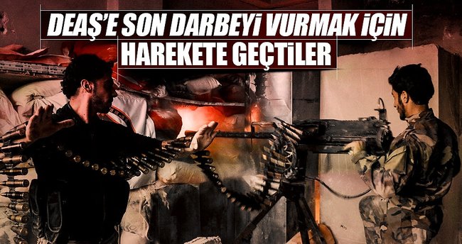 DEAŞ’a El Bab ile Tel Rıfat’da son darbeyi indirmek için TSK ile ÖSO harekete geçti