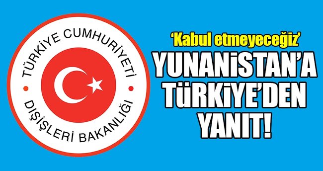 Yunanistan'ın 28 adacık planına Türkiye'den yanıt geldi!