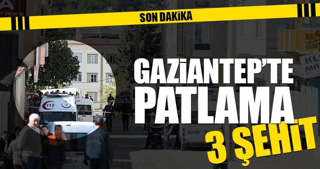 Gaziantep'te patlama!