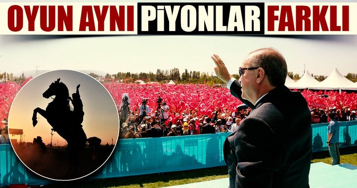 Oyun aynı hedef aynı piyon farklı