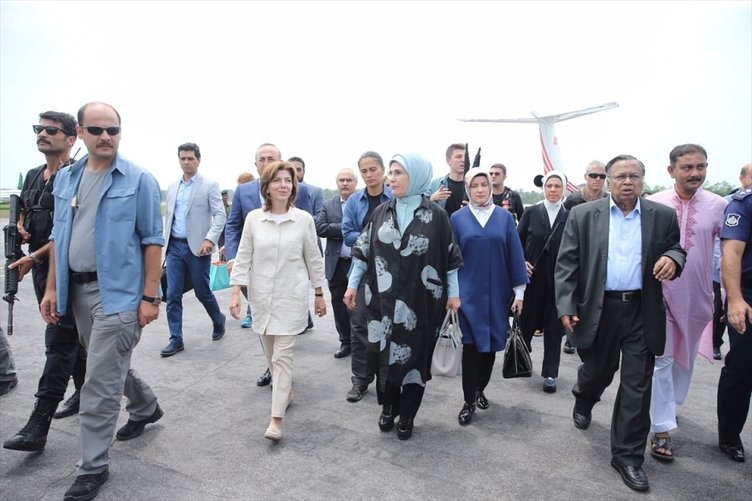 Emine Erdoğan Arakanlı Müslümanlar için Bangladeş’te