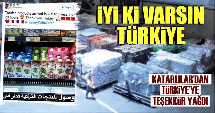 Teşekkürler Türkiye