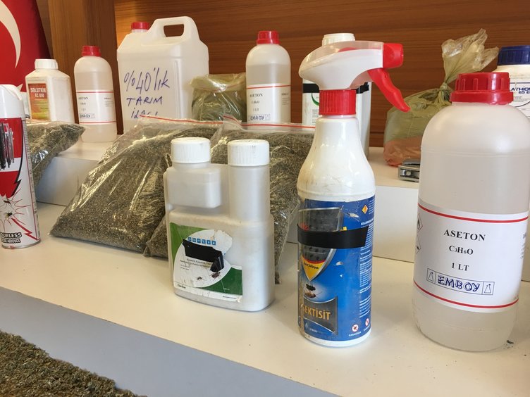 Polisten uyuşturucu imalathanesine baskın: 11 gözaltı