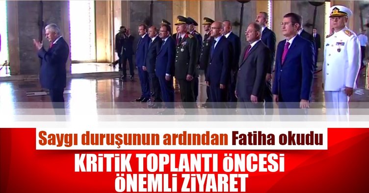 Son dakika haberi: Yüksek Askeri Şura üyeleri Anıtkabir'i ziyaret etti