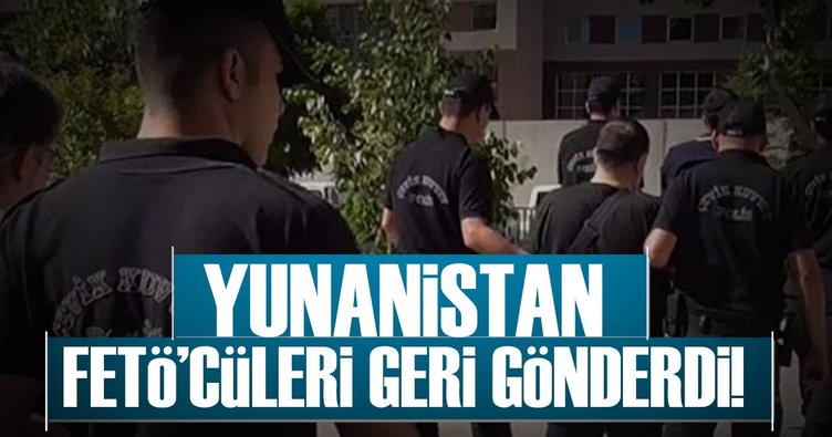 Yunanistan, sınırda yakaladığı FETÖ'cüleri botla geri gönderdi