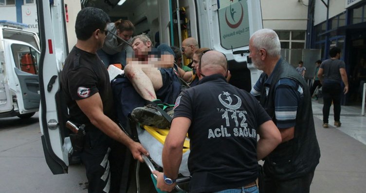 Görenler şoke oldu! Hastaneye böyle getirildi