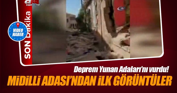 Son dakika: Yunanistan: Yıkılan binalar var