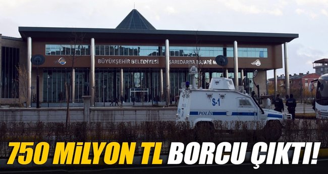 Van Büyükşehir Belediyesinde borç sıkıntısı