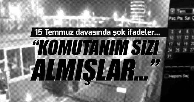 Komutan vekalet bıraktığı astını ikna edememiş