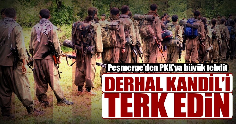 Peşmerge'den PKK'ye tehdit