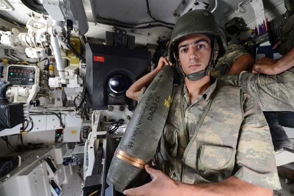 Mehmetçik'ten teröristlere Eren Bülbül yazılı mermi