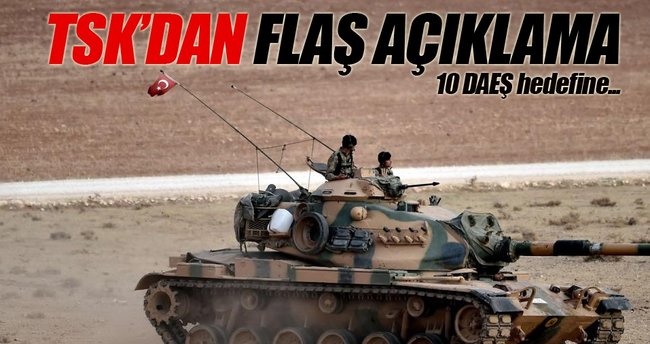 TSK'dan Fırat Kalkanı açıklaması