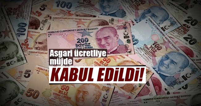 Asgari ücretle ilgili kanun teklifi kabul edildi!
