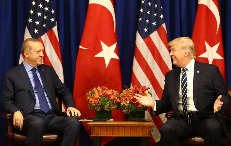 Cumhurbaşkanı Erdoğan New York'ta Trump ile görüştü