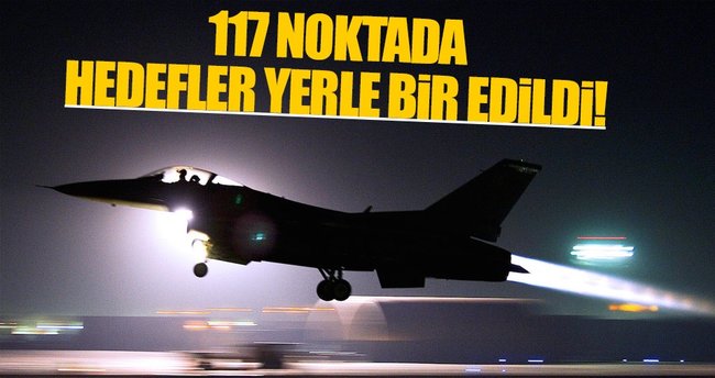 TSK Suriye'de terör örgütlerini vurdu