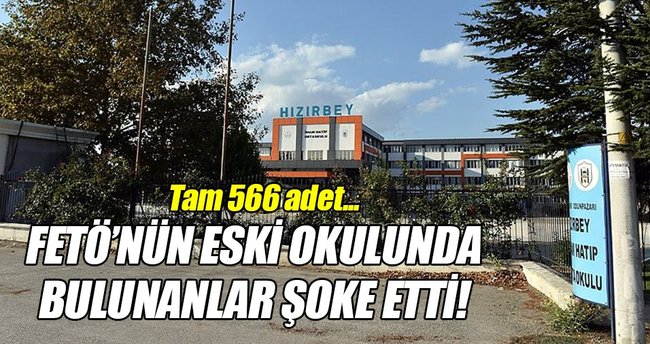 FETÖ'nün eski okulunda 566 adet boş mermi kovanı bulundu