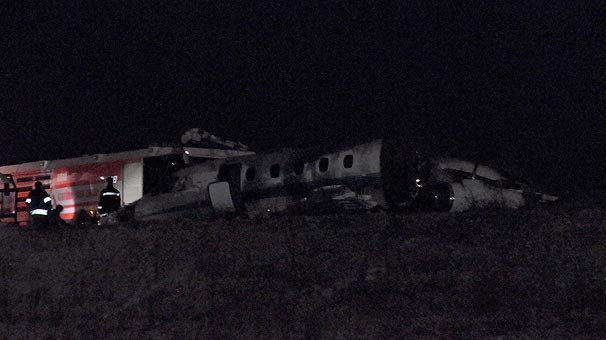 Atatürk Havalimanı’nda özel jet düştü!