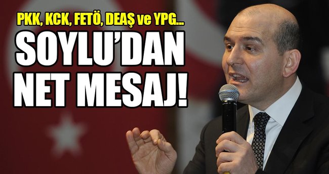 İçişleri Bakanı Süleyman Soylu: Güçlü bir Türkiye istenmiyor