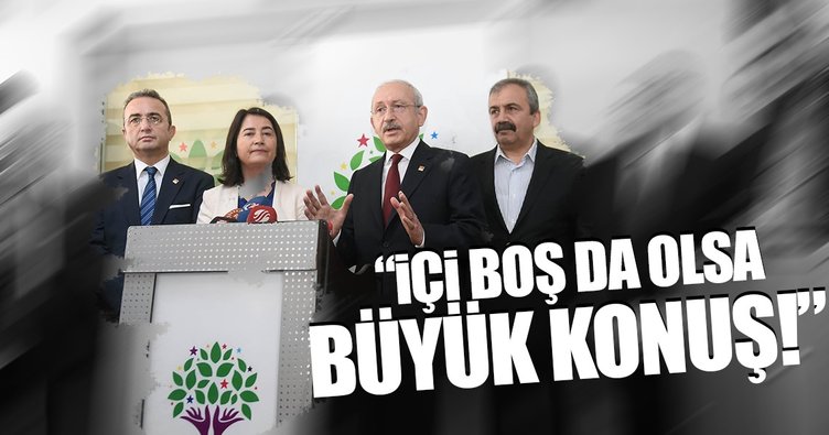 'İçi boş da olsa büyük konuş!'