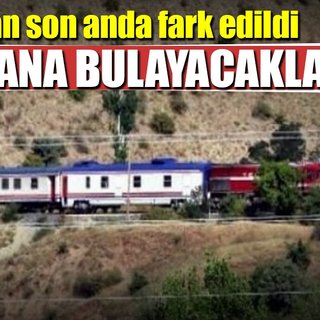 Demir yolundaki hain tuzak son anda fark edildi