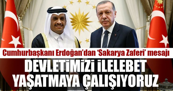 Devletimizi ilelebet yaşatmaya çalışıyoruz