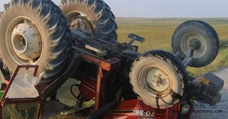 Bartın'da traktör devrildi: 1 ölü