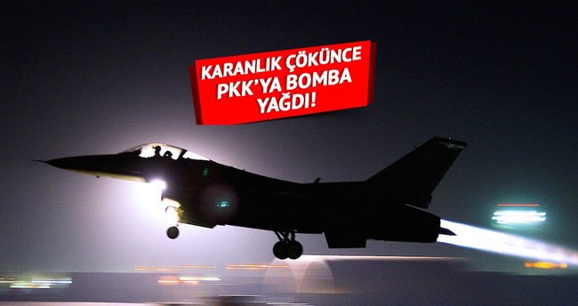 Şemdinli'de PKK'ya hava harekatı düzenlendi