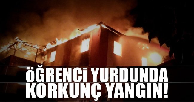 SON DAKİKA: Adana Aladağ'daki yurtta yangın çıktı!