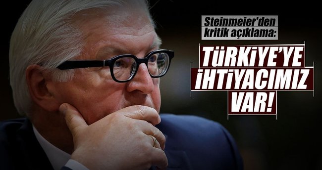 Steinmeier'den kritik Türkiye açıklaması!