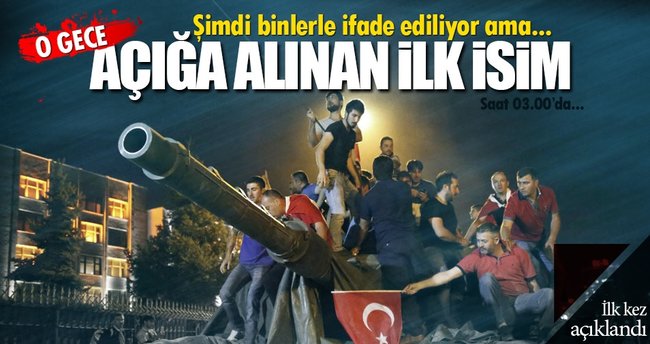 15 Temmuz'da ilk açığa alınan ilk kamu görevlisi